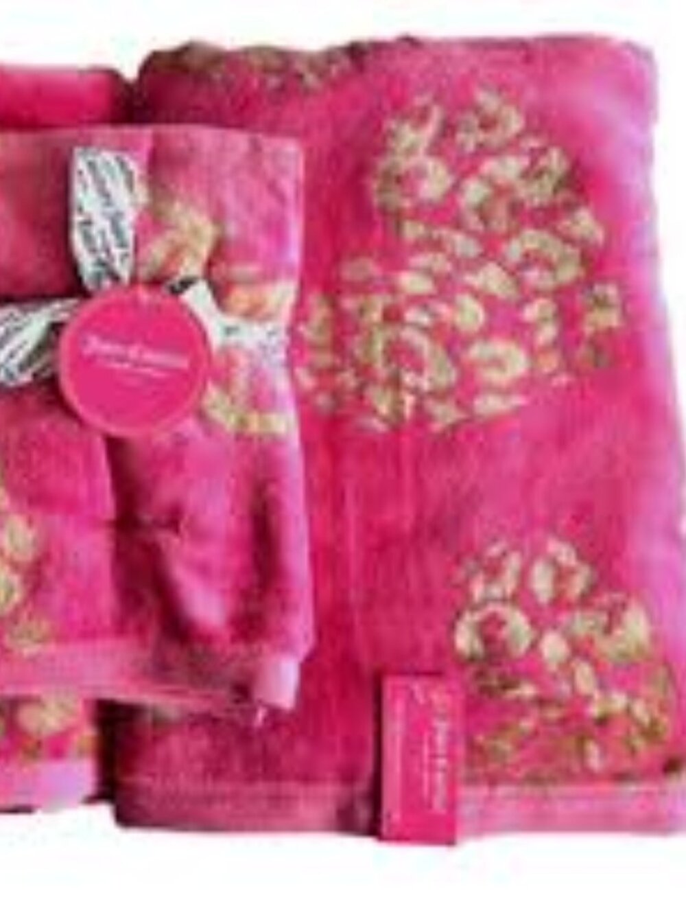 Juicy Couture 20 piece bubblegum Pink Bath Set